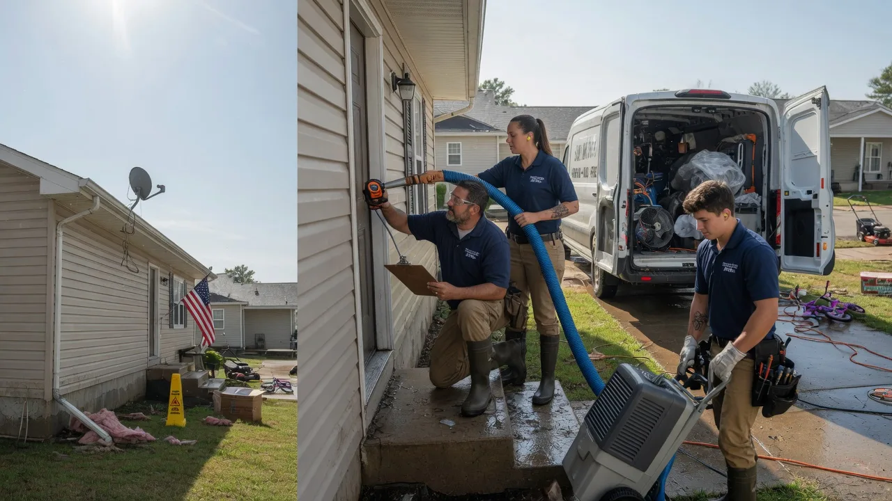 Ceiling Water Damage Restoration in Etna, WY near me